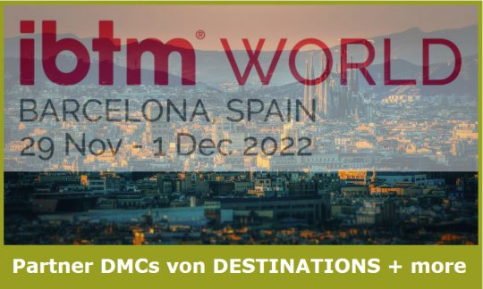IBTM in Barcelona - wir sind dabei IBTM in Barcelona - wir sind dabei