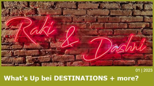 What's Up DESTINATIONS + more, 01|2023 What's Up DESTINATIONS + more, 01|2023